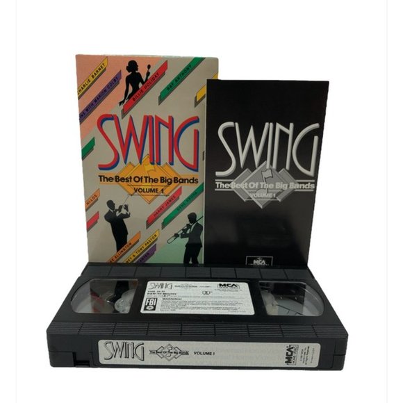 Swing: The Best of the Big Bands (VHS, 1987) 4 Tape Box Set w/original pamphlets - Picture 7 of 10
